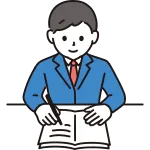 Male Student Studying SVG Icon